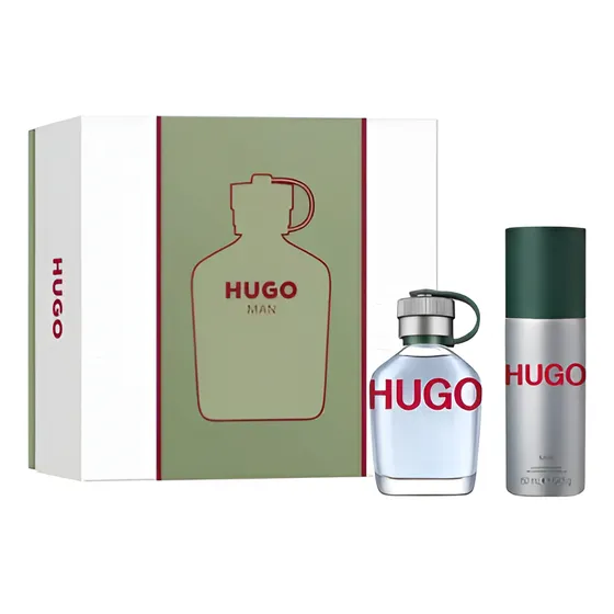 Perfume Hugo Man Edt 75ml + Desodorante 150ml Hugo Boss 