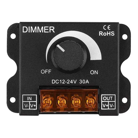 Dimmer Controlador Monocromático 12-24v 30a