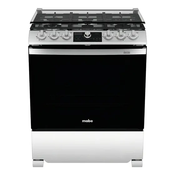 Mabe Estufa De Piso 76 Cm Inoxidable Mabe - Emh7613dtss0