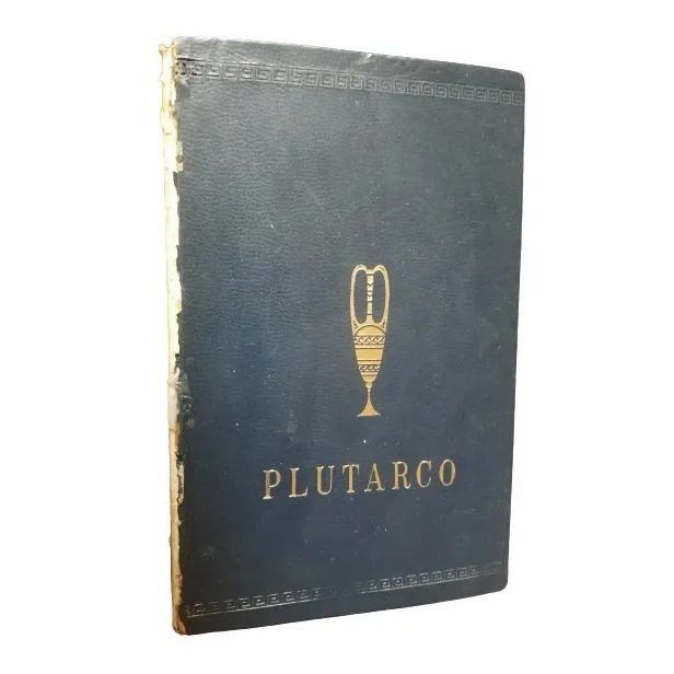 Vidas Paralelas Plutarco Papel Biblia Tapa Cuero Sin Lomo