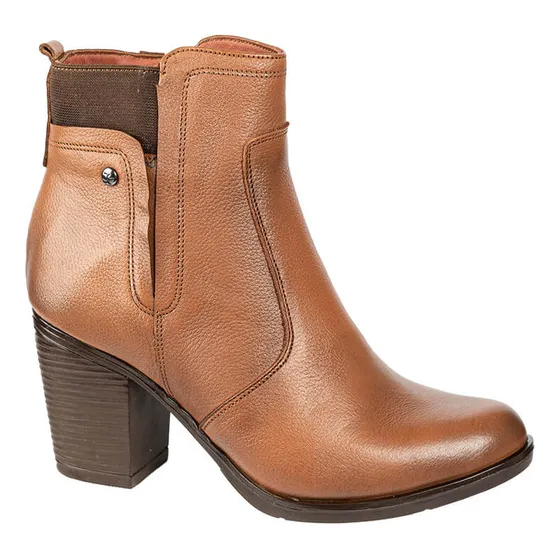 Botines Mujer Jaguar Bt-143 Bt-143 Cuero/toffe - Jaguar Tall