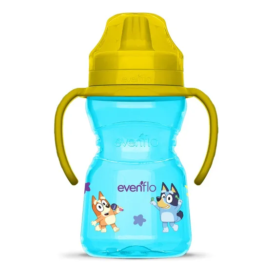 Vaso Entrenador Con Asas Bluey Boquilla Suave 300ml Diseño Y Color Variable 1 Pieza Evenflo