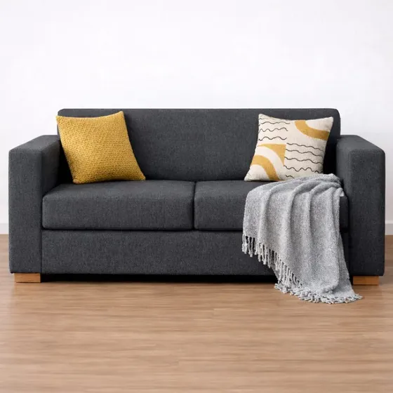 Sillon 2 Cuerpos 1.60m Cubo Reforzado Chenille Antidesgarro
