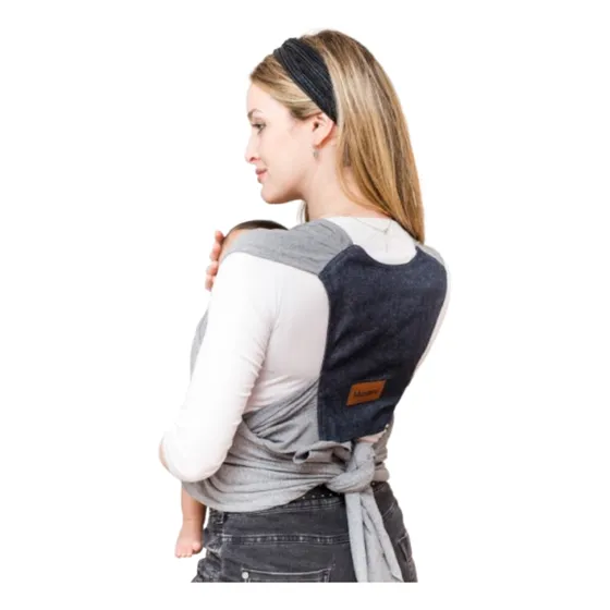 Fular Prearmado Ergonómico Munami Color azul Jean