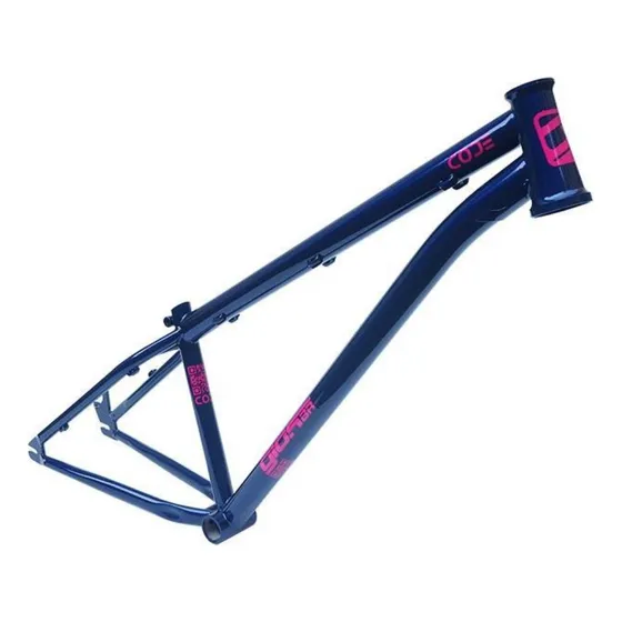Quadro Gios Code 26 Cromoly Tapered Azul Marinho/rosa