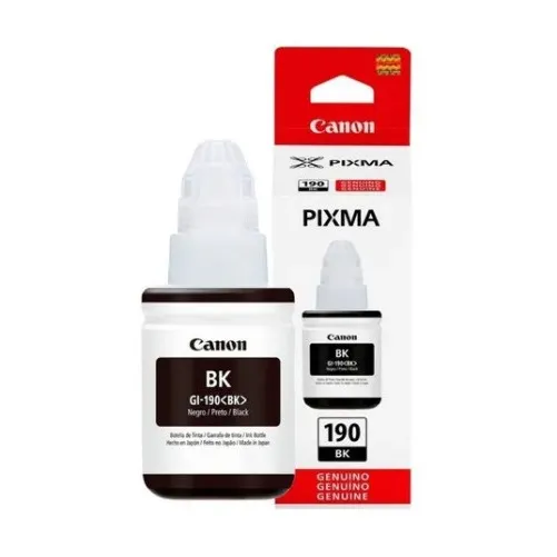 Recambio de tinta negra para Canon Gi190 1100 2100 3100 4100 Tinta negra