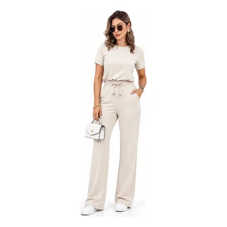 Conjunto Blusa E Calça Feminino Molecotton Moletinho Grazi