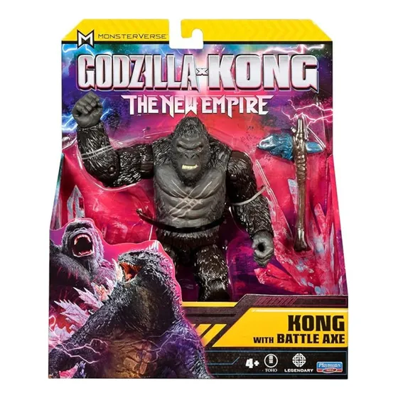 Godzilla X Kong-el Imperio - Kong Con Hacha 15 Cm