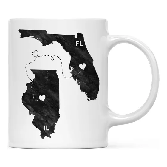 3 Fl Oz Regalo Larga Distancia Florida E Illinois Blanco 1