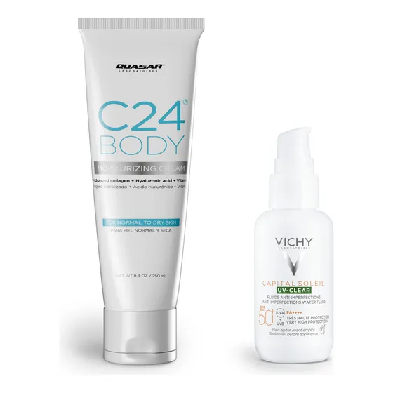 Vichy Capital Soleil Facial Uv Clear Spf50 + C24® Body 250ml