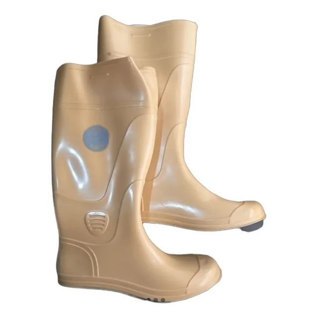 Botas Impermeables Pvc Caña Alta Amarilla #40
