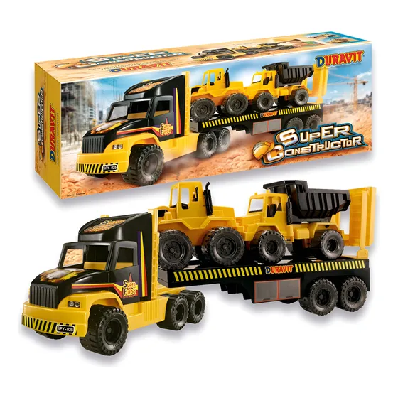 Camion Super Constructor Maquina Vial Duravit 218 Delmy