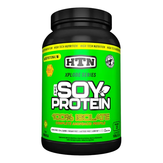 Usa Soy Protein Isolate 1kg Htn Vegana 0% Lactosa Gluten Gmo