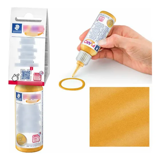 Fimo Fluid Oro: Barniz, Adhesivo Y Transferencia ¡horneable!