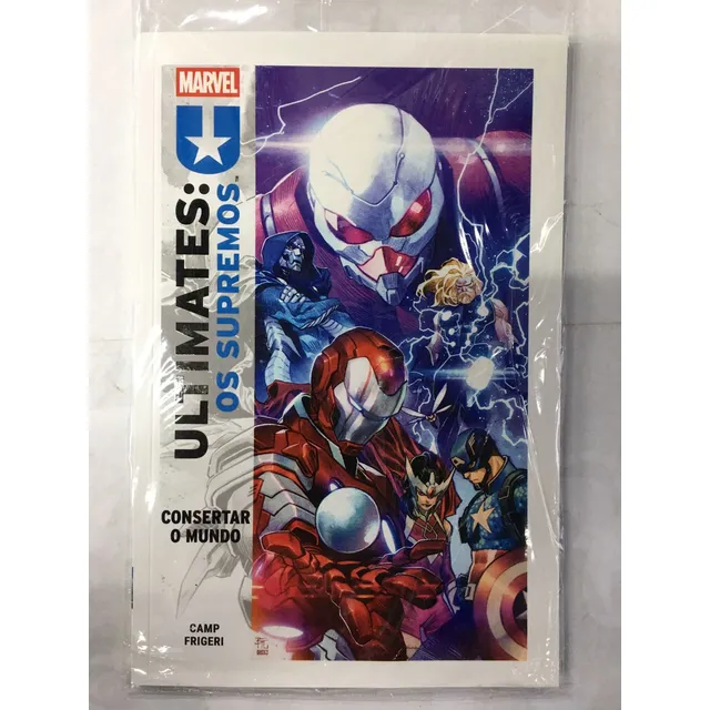 Hq Panini Ultimate Marvel Os Supremos Volume 01 Consertar O Mundo