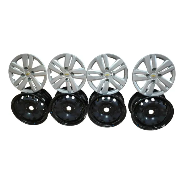 Rines Originales Con Tapones Aveo 2025, 15 4/114 De Agencia