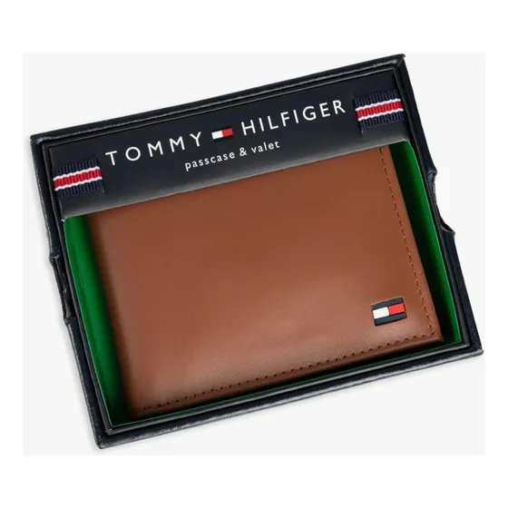 Billeteras Cuero Tommy Hilfiger (originales) Para Caballeros