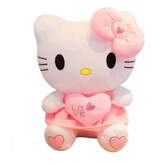 Peluche Hello Kitty Kawaii Cm 35 Terciopelo Suave De Felpa