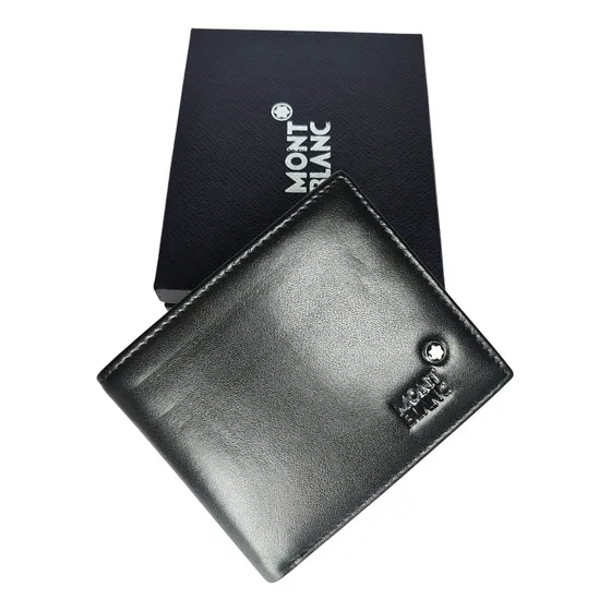 Billetera De Hombre En Cuero Mont Blanc