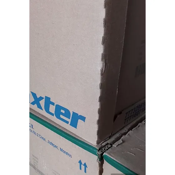 Caja Con Bolsas Para Diálisis Verde Manual Con Tapones