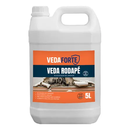 Bloqueador De Umidade Parede Veda Forte 5 Litros Branco
