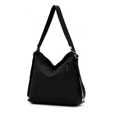 Bolsa Feminina Grande Capacidade E Impermeável Crossbody Preto