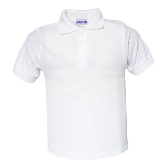 Chemise Blanca Escolar Con Botones 