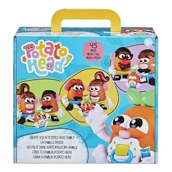 Mr Potato Head Crea Tu Familia Señor Cara De Papa 45 Pzas