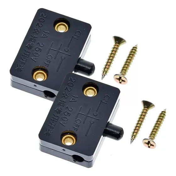 Switch Interruptor Puerta Armario Despensa Closet,2 Piezas