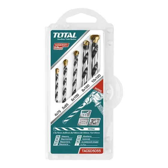 Juego De Brocas Para Concreto Total 5 Piezas     
