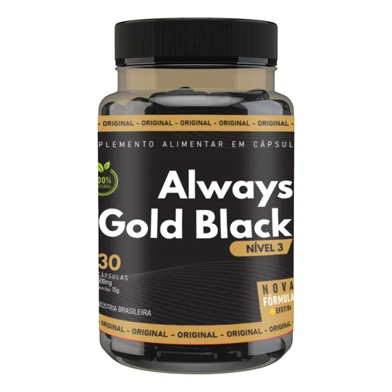 Suplemento Em Cápsulas Inibidor De Apetite Black 30 Cápsulas