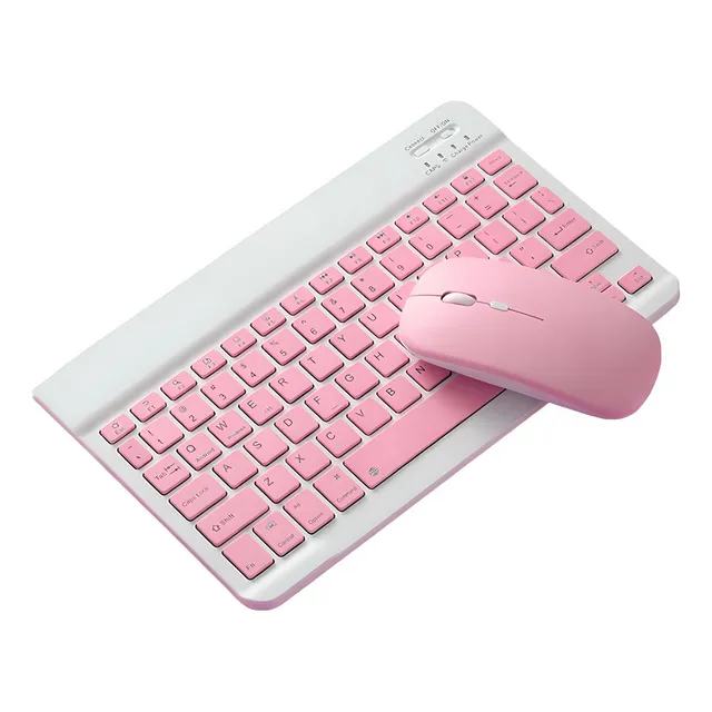 Teclado + Mouse Bluetooth Para Tablet Tab A7 T500/t505