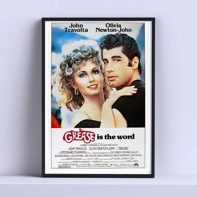 Cuadro Pelicula Grease Comedia 30x40cm Listo P Colgar