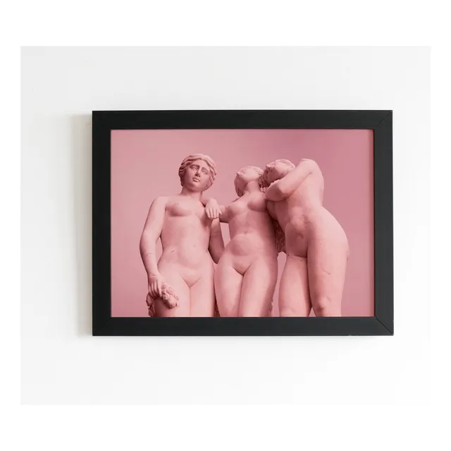 Quadro Estatuas De Mármore Nuas Tom De Rosa