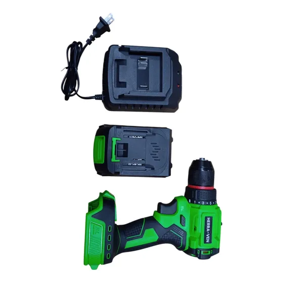 Taladro De Impacto Inalambrico De Litio 21v, Marca Herra-ven