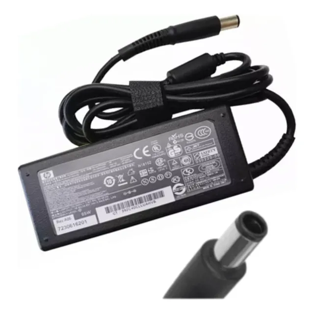 Cargador Hp Probook G0 G1 G2 Series 18.5v/3.5a/65w/7.4x5.0mm