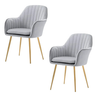 X2 Silla Elegante Sillones De Felpa Nordico Silla Felpa X2 Silla Elegante Sillones De Felpa Nordico Silla Felpa
