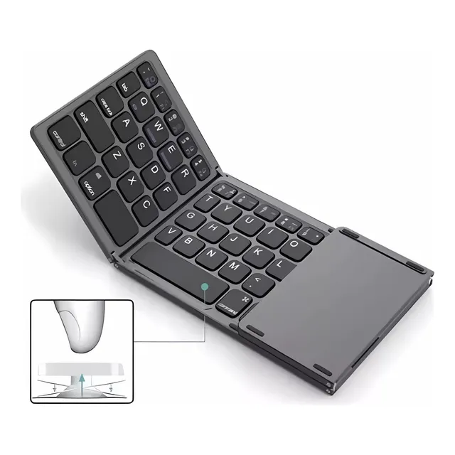 Mini Teclado Inalámbrico Portátil Plegable