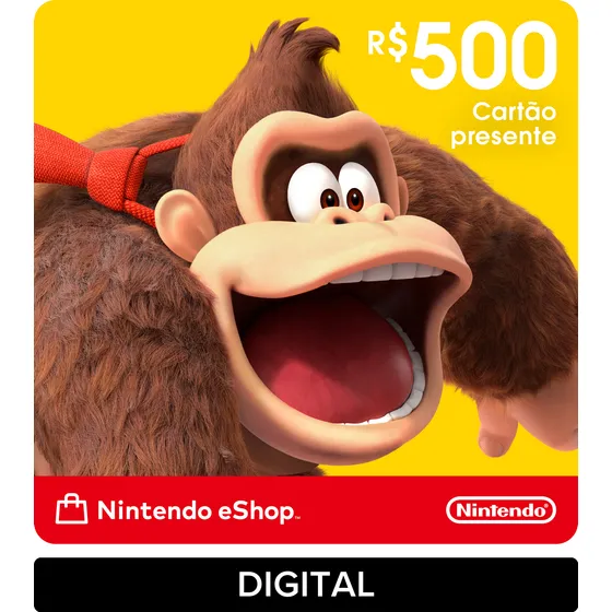 Nintendo Gift Card eShop BRL 500 (Digital)