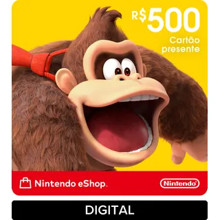 Nintendo Gift Card Eshop Brl 500 (digital)