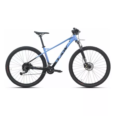 Mountain bike TSW Bike Stamina 2021 aro 29 19" 9v freios de disco hidráulico câmbios Shimano Alivio M3120 y Shimano Alivio M3100 cor azul-claro/preto