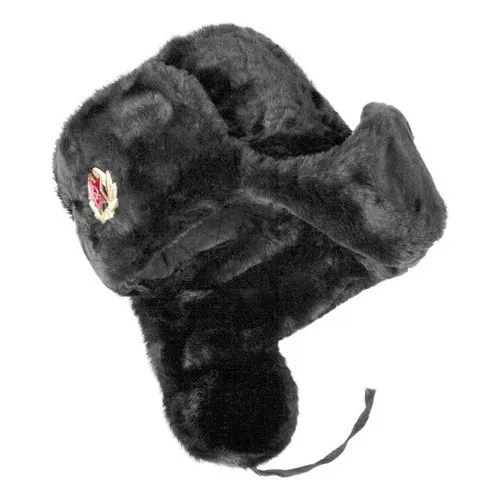 Un Sombrero Con Una Insignia De Piloto Comunista Soviético