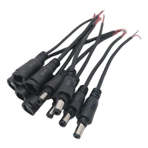 Kit Conector Plug Cabo Rabicho P4 2,1x5,5 Fêmea Macho Led