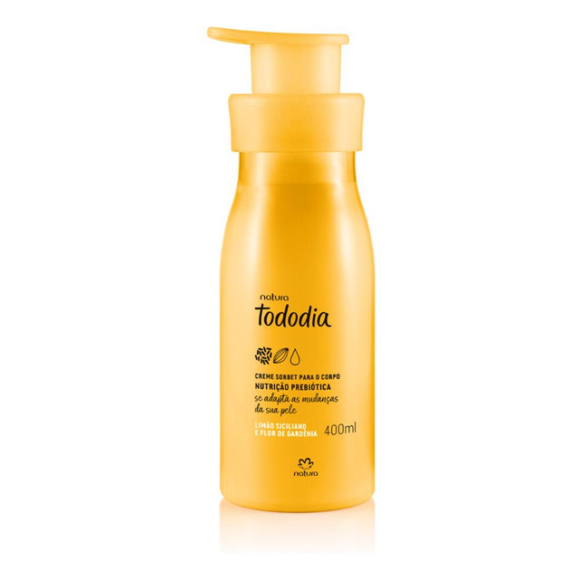 Creme Nutritivo Limão Siciliano E Flor De Gardênia Tododia - 400ml Natura Creme Nutritivo Limão Siciliano E Flor De Gardênia Tododia - 400ml Natura