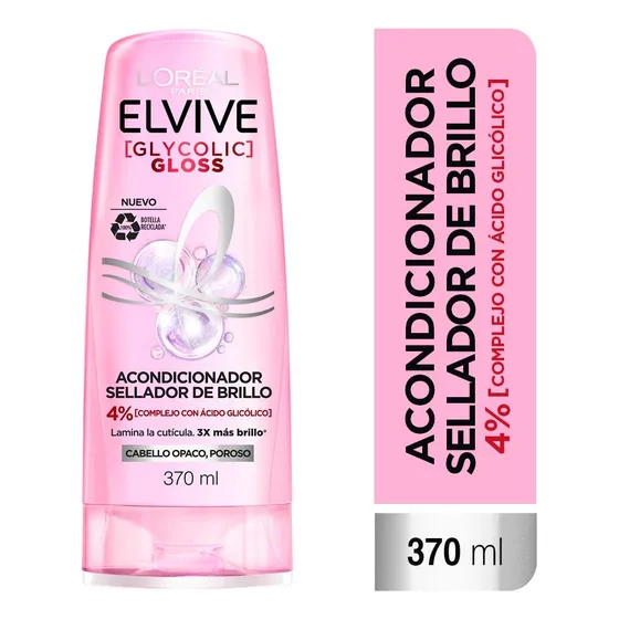 Acondicionador Elvive Glycolic Gloss x370ml