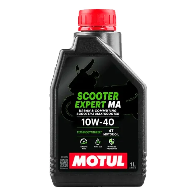 Aceite Sintético Motul Scooter Y Maxi Scooter 4t 10w40 1lt