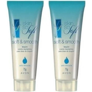 Creme Depilatório Skin So Soft Biquíni 75g Avon 2 Un Creme Depilatório Skin So Soft Biquíni 75g Avon 2 Un