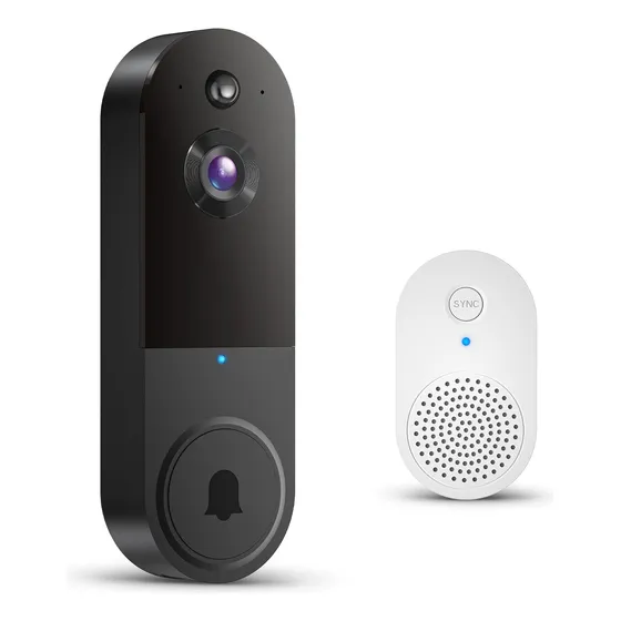Cámara Inalámbrica Wi-fi Con Timbre Video Visión Nocturna Ne