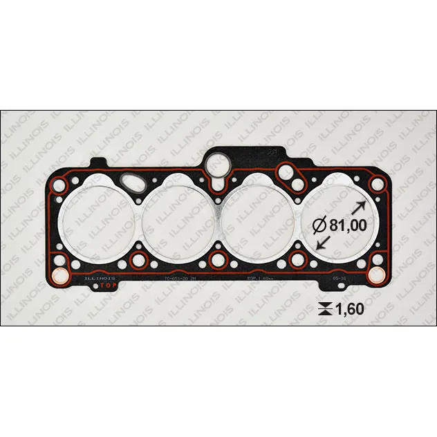 Junta Vw Volkswagen Tapa Cilindros 1.9d 1y Aaz 81mm (2m)