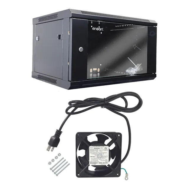 Kit Gabinete De Pared 6u Ensamblado Y Ventilador 110v